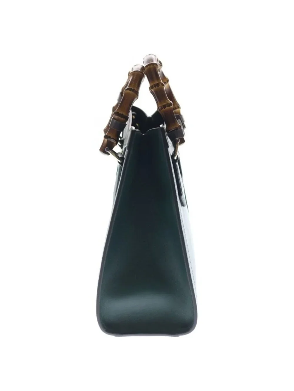 Gucci Diana 2-Way Back Bamboo Leather Green Handbag - Picture 3 of 8